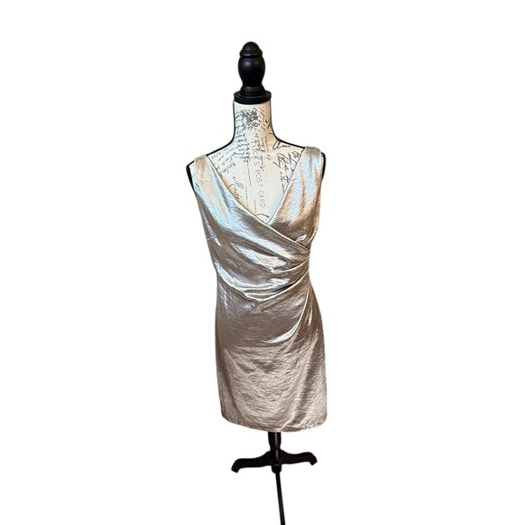 Anne Klein Metallic Mini Dress - Picture 1 of 8